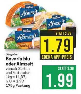 Bergader Almzeit Bavaria blu oder Almzeit verschiedene Sorten
