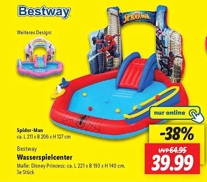 Bestway Wasserspielcenter Spider-Man
