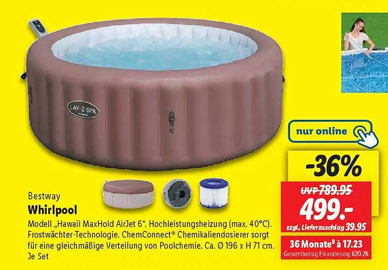 Bestway Whirlpool Modell „Hawaii MaxHold AirJet 6“