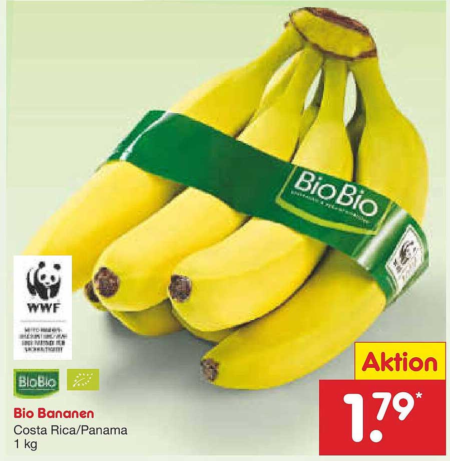 Bio Bananen Costa Rica/Panama 1 kg