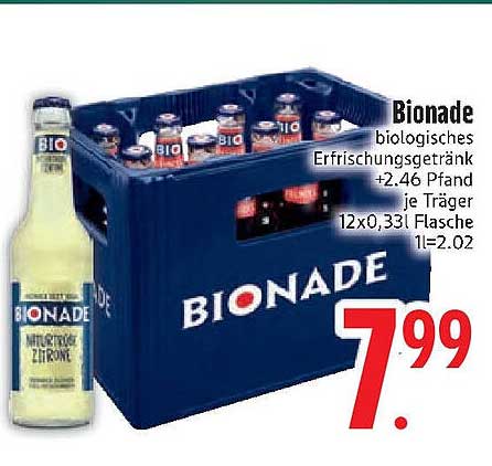 Bionade biologisches Erfrischungsgetränk