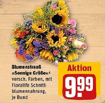 Blumenstrauß »Sonnige Grüße«