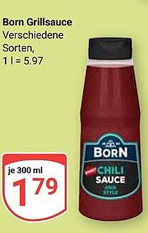 Born Grillsauce - Verschiedene Sorten, 300 ml