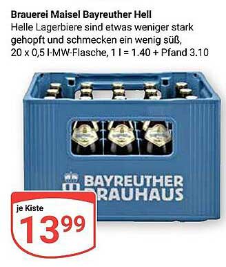 Brauerei Maisel Bayreuther Hell