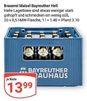 Brauerei Maisel Bayreuther Hell
