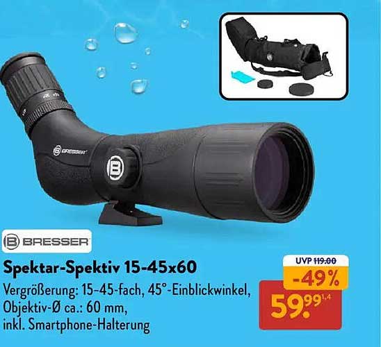 Bresser Spektar-Spektiv 15-45x60