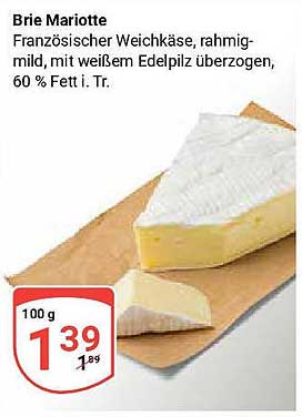 Brie Mariotte – Französischer Weichkäse