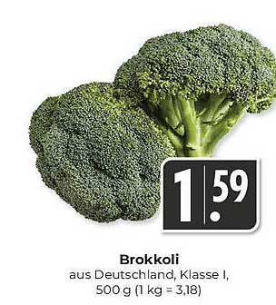 Brokkoli aus Deutschland, Klasse I, 500 g