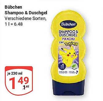 Bübchen Shampoo & Duschgel Pikachu – 2 in 1