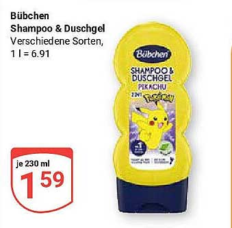 Bübchen Shampoo & Duschgel Pikachu 230 ml