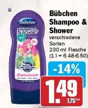 Bübchen Shampoo & Shower verschiedene Sorten 230 ml Flasche