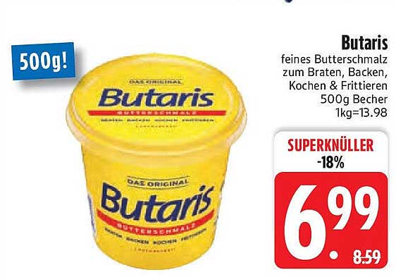 Butaris Butterschmalz 500g Becher