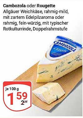 Cambozola oder Rougette - Allgäuer Weichkäse