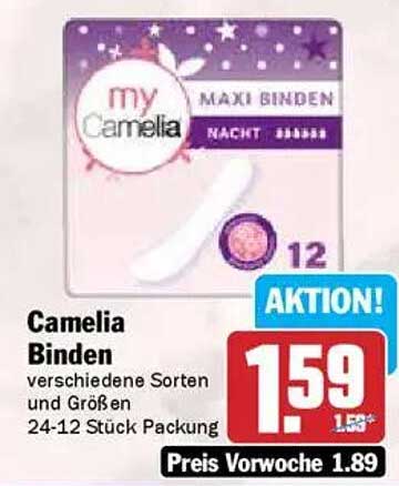 Camelia Binden - verschiedene Sorten und Größen, 24-12 Stück Packung
