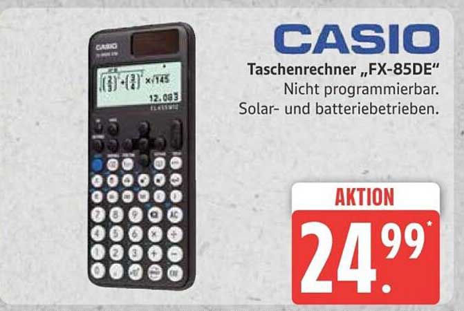 CASIO Taschenrechner „FX-85DE“