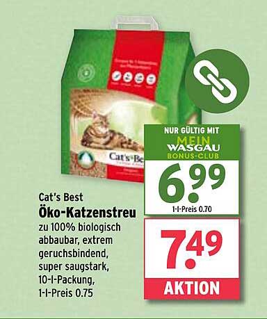 Cat's Best Öko-Katzenstreu