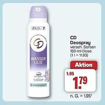 CD Deospray Wasserlilie 150 ml