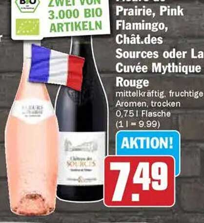 Château des Sources oder La Cuvée Mythique Rouge - Aktionspreis