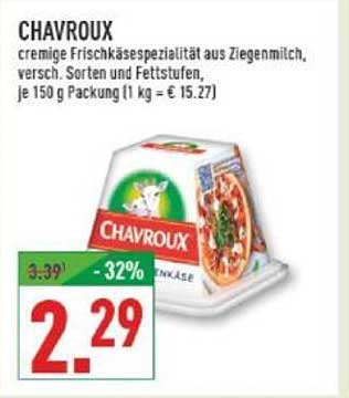 CHAVROUX - cremige Frischkäse-Spezialität aus Ziegenmilch
