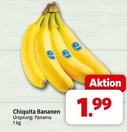 Chiquita Bananen 1 kg - Aktion