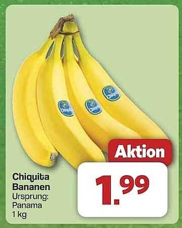 Chiquita Bananen 1 kg - Aktion!