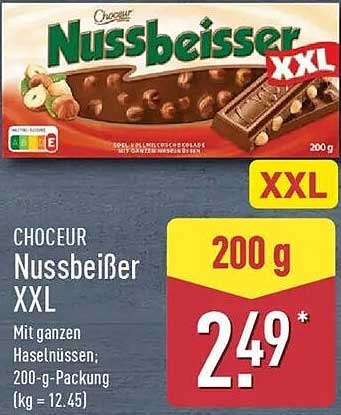 CHOCEUR Nussbeißer XXL 200 g