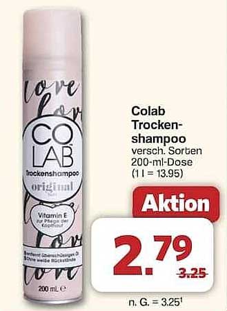 Colab Trockenshampoo 200-ml-Dose