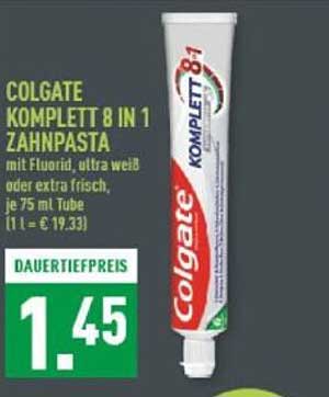 COLGATE KOMPLETT 8 IN 1 ZAHNPASTA