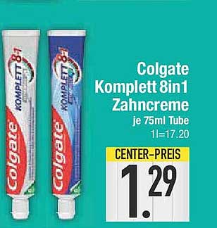 Colgate Komplett 8in1 Zahnpasta 75ml
