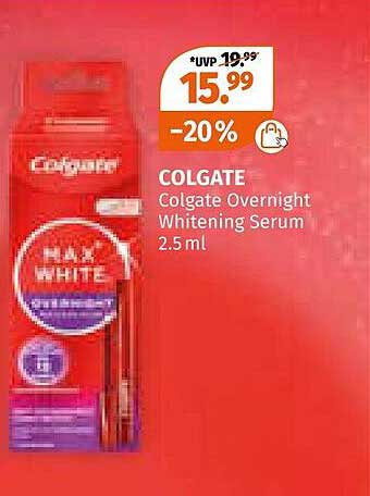 Colgate Overnight Whitening Serum 2.5 ml