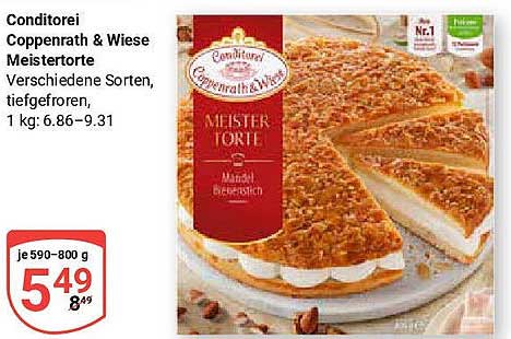 Conditorei Coppenrath & Wiese Meistertorte - Mandelbärisch