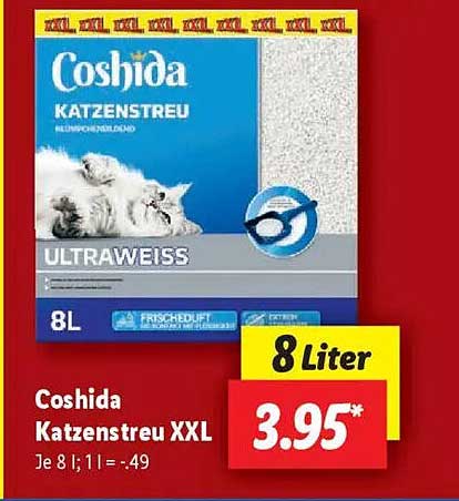 Coshida Katzenstreu XXL 8L