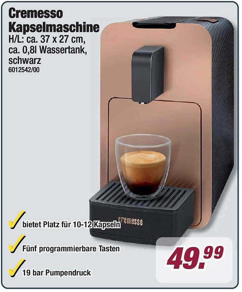 Cremesso Kapselmaschine