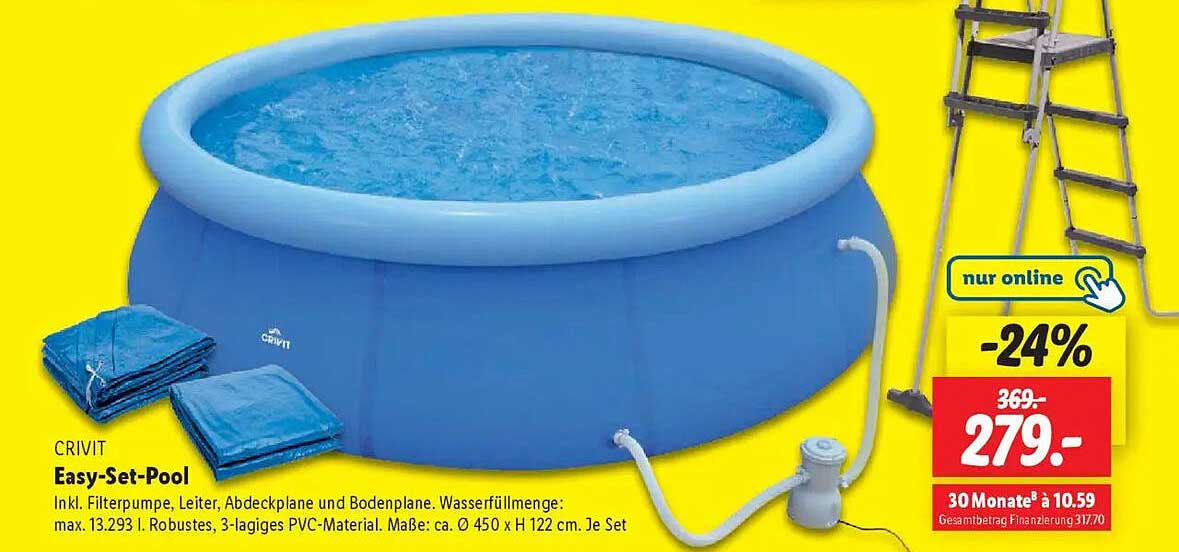CRIVIT Easy-Set-Pool