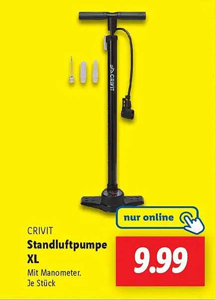 CRIVIT Standluftpumpe XL