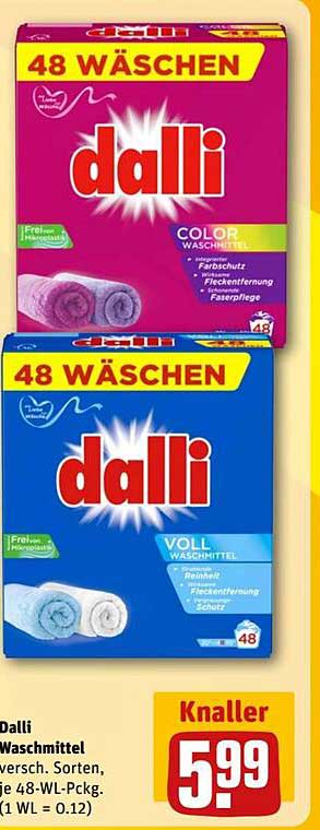 Dalli Waschmittel - 48 Waschladungen