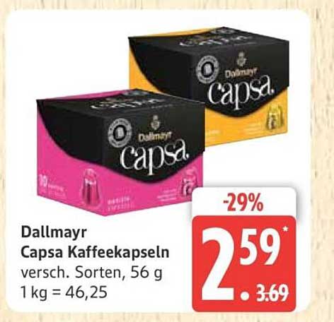 Dallmayr Capsa Kaffeekapseln – verschiedene Sorten, 56 g