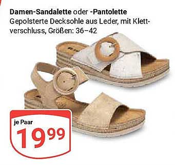 Damen-Sandalette oder -Pantoletten
