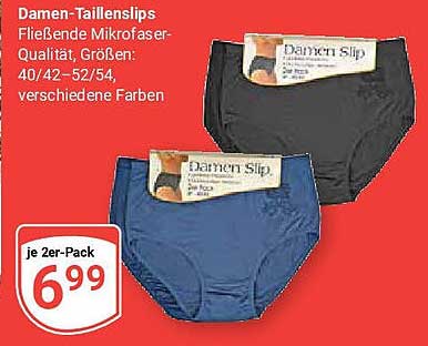 Damen-Taillenslips 2er-Pack in verschiedenen Farben