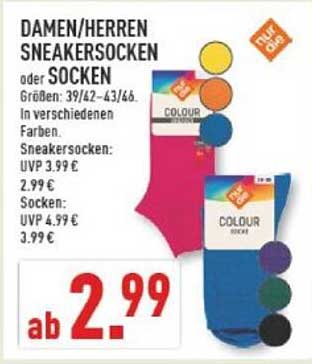 Damen/Herren Sneaker- oder Socken