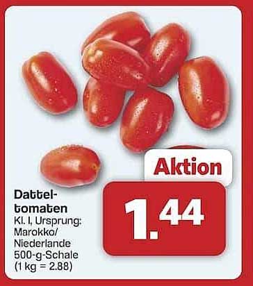 Datteltomaten 500-g-Schale - Aktion bei Famila Nord Ost