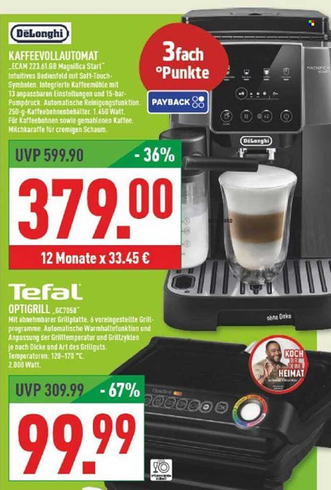 DeLonghi Kaffeevollautomat ECAM 223.61.GB Magnifica Start