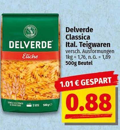 Delverde Classica Ital. Teigwaren 500g Beutel