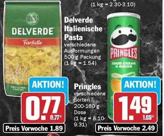 Delverde Italienische Pasta 500 g Packung
