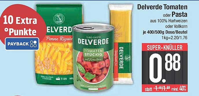 Delverde Tomaten oder Pasta