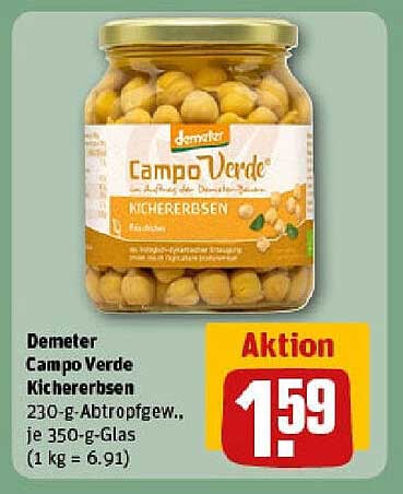 Demeter Campo Verde Kichererbsen