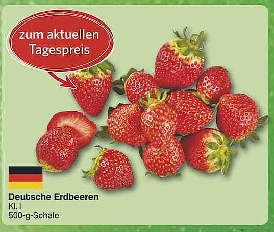 Deutsche Erdbeeren 500-g-Schale