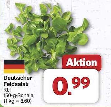 Deutscher Feldsalat Kl. I - 150-g-Schale