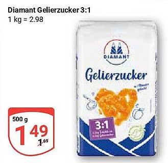 Diamant Gelierzucker 3:1