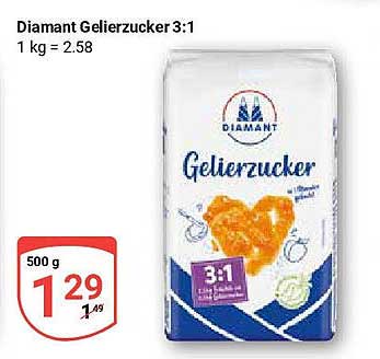 Diamant Gelierzucker 3:1